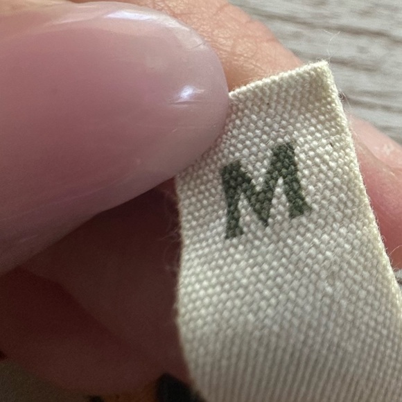 Anthropologie TINY Evesham Green Floral Print Short Sleeve V Neck Top size M - Picture 6 of 9